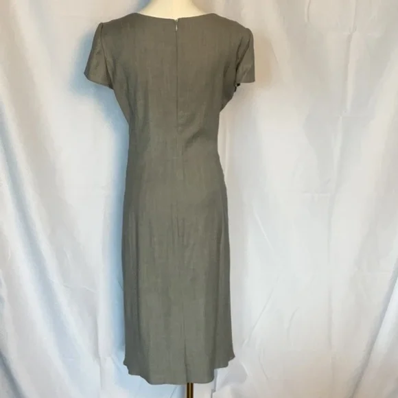 Armani gray patterned dress size 12 - Picture 3 of 5
